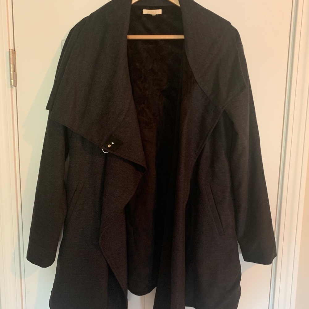Tulle Coat with side clasp closure
